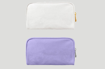 cotton cosmetic pouches